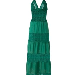 Green Boho Maxi Dress